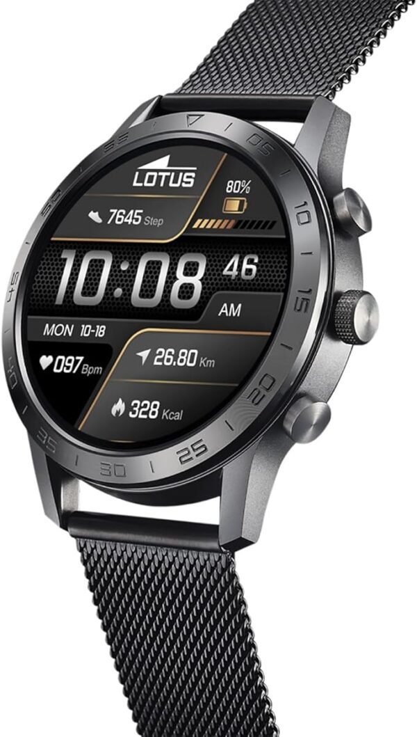 LOTUS Montre Homme 50048/1 Smartwatch Boîtier en Alliage de Zinc Noir – Image 2