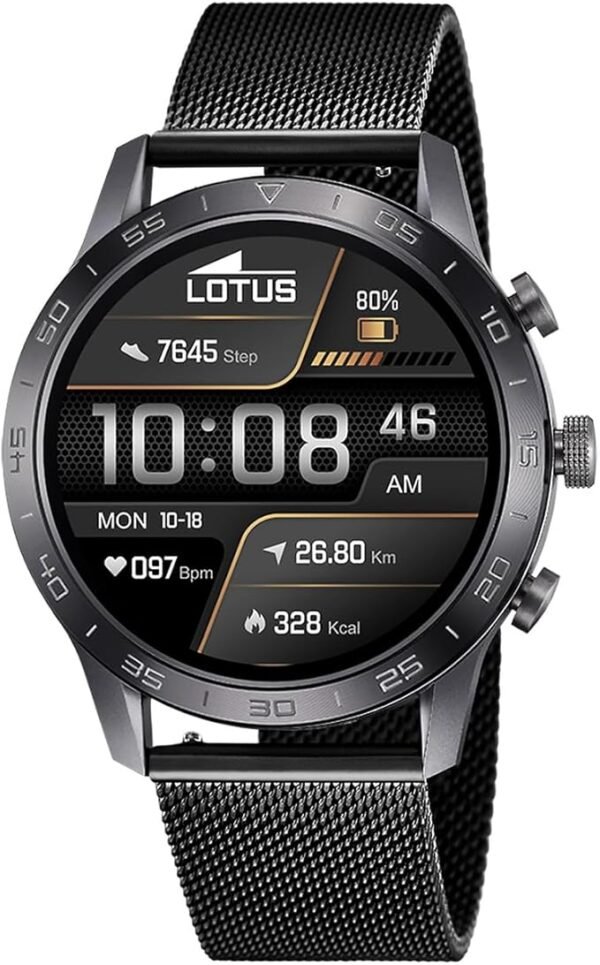 LOTUS Montre Homme 50048/1 Smartwatch Boîtier en Alliage de Zinc Noir
