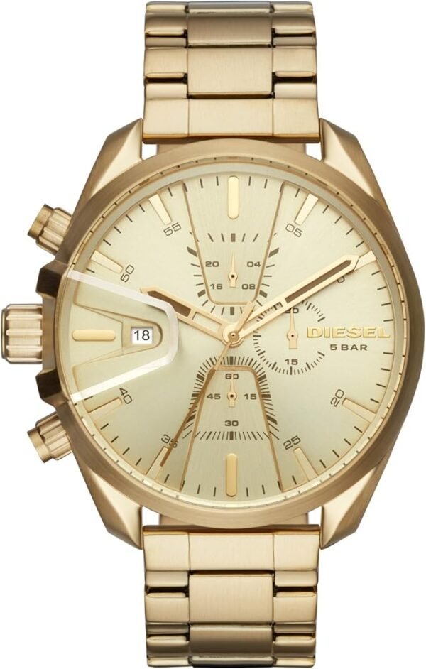 Diesel MS9 Montre pour Homme, Mouvement Chronographe