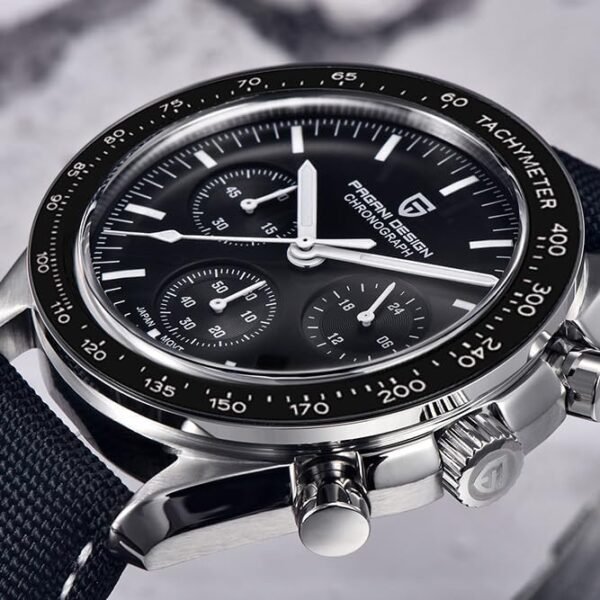 Pagani Design 1701 V3 Montre à Quartz pour Homme Mouvement Japonais VK63 en Acier Inoxydable étanche – Image 4
