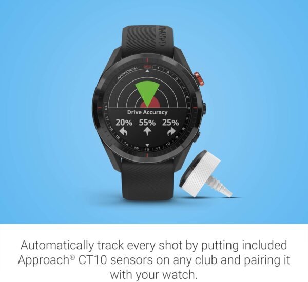 Garmin Approach S62 Smartwatch Golf Black + Garmin Approach CT10 – Image 6