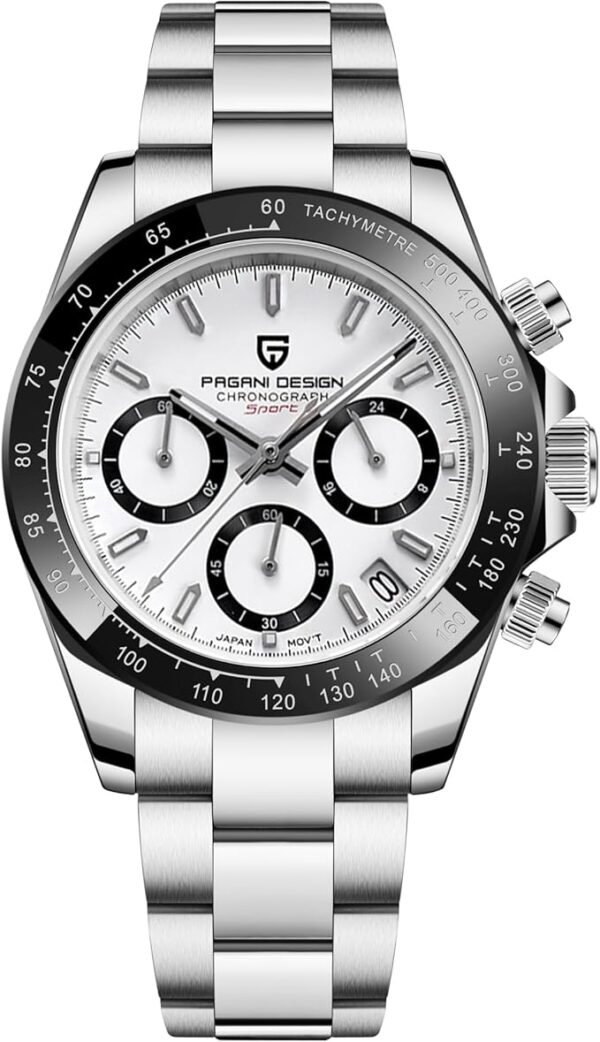 Pagani Design 1644 Montre à Quartz pour Hommes Montre Multifonction Chronographe...